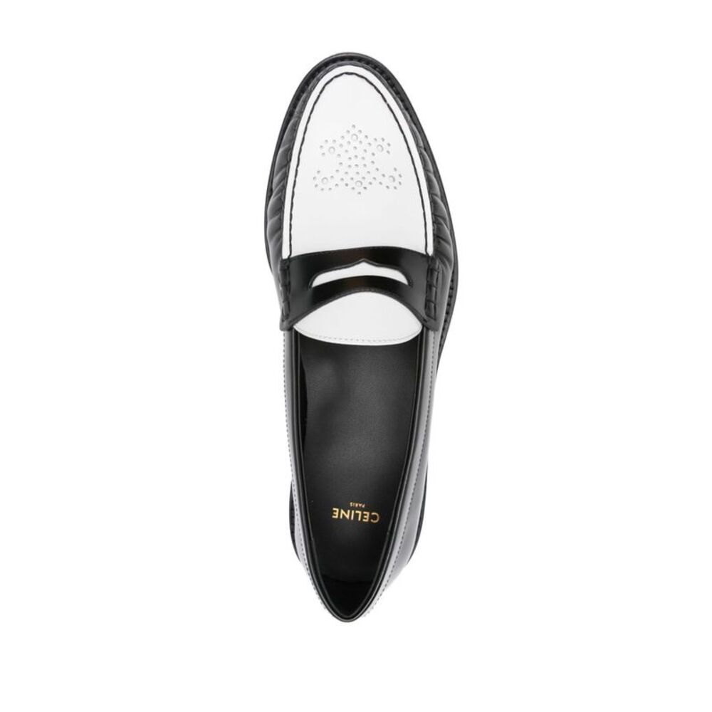 Celine Men Vivienne Leather Loafers - Picture 3 of 4